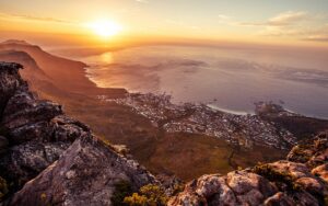 Atardecer en la cima de Signal Hill