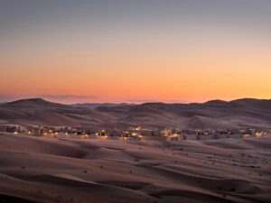 Cena exclusiva en mitad del desierto