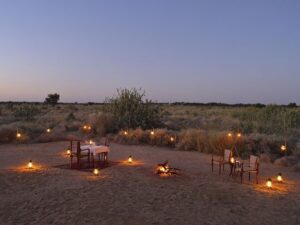 Cena especial en mitad del desierto del Thar