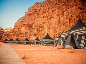 Dormir en el desierto de Wadi Rum