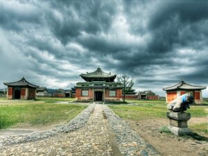 El Monasterio Erdene en Kharahkhorum