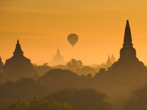 Amanecer en globo