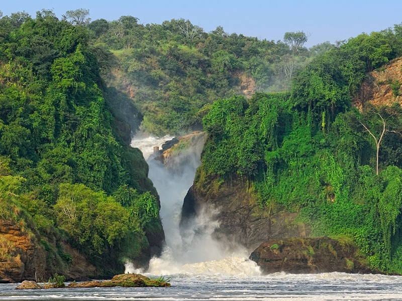 Ruanda/Uganda. Sobrevolar en globo el Parque Nacional de Murchison Falls