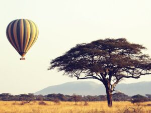 Vuelo en globo sobre Tanzania